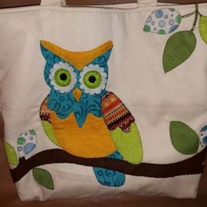 Embroidery Owl Bag